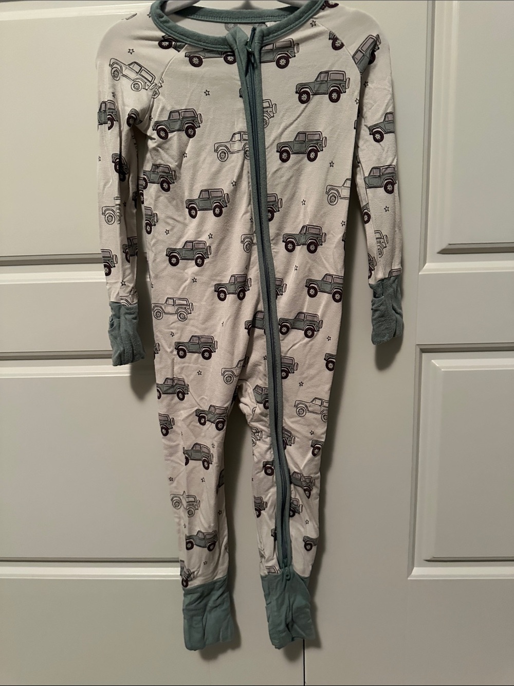 Caden Lane bronco zipper jammies